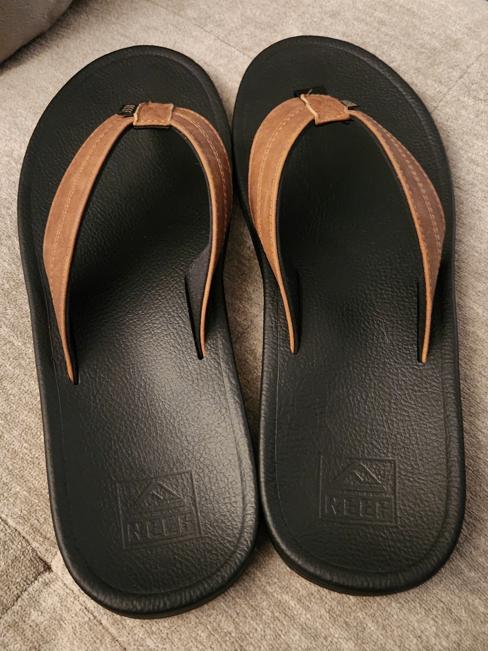 Reef Men’s Brown Journeyer Sandal Flip-Flops Sz 12 - Picture 3 of 8
